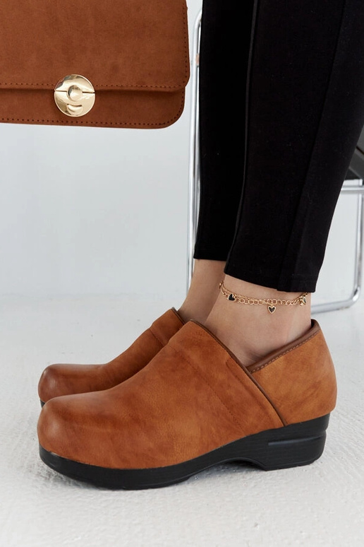 Scarpe con plateau Montoro marroni -...