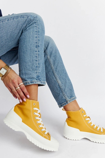 Sneakers alte gialle Ronchis