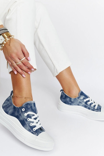 Sneakers con plateau Blais...