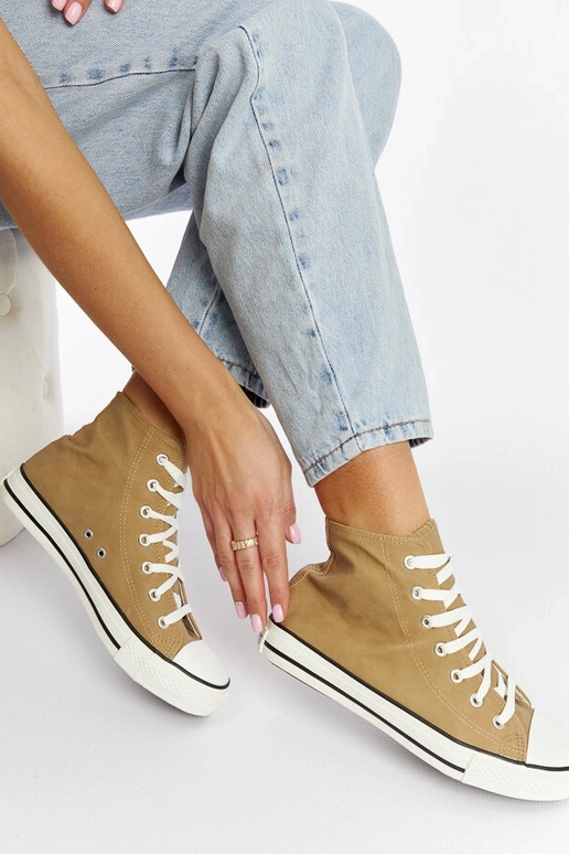 Sneakers alte marroni Efren