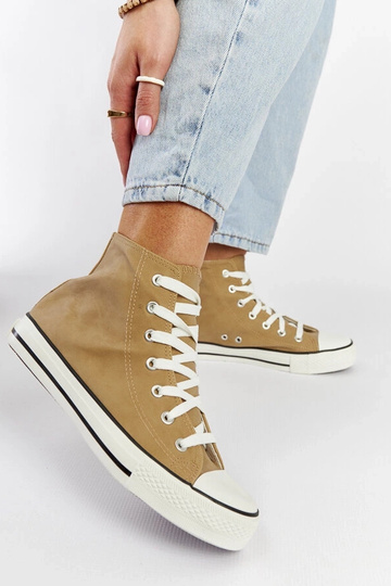 Sneakers alte marroni Efren 2