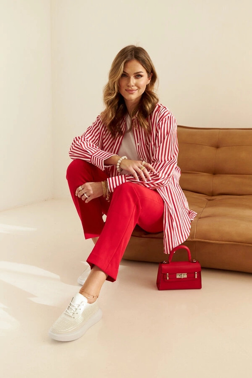 Sneakers da donna argento con...