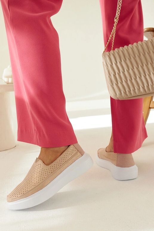 Scarpe slip-on da donna traforate...