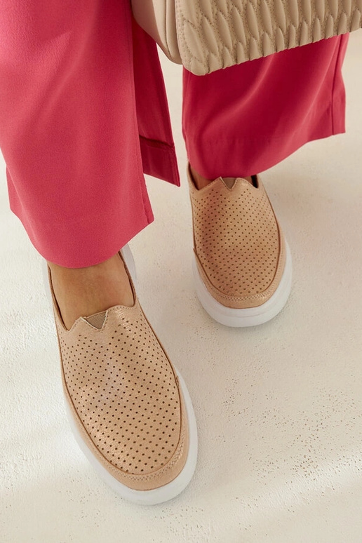 Scarpe slip-on da donna traforate...