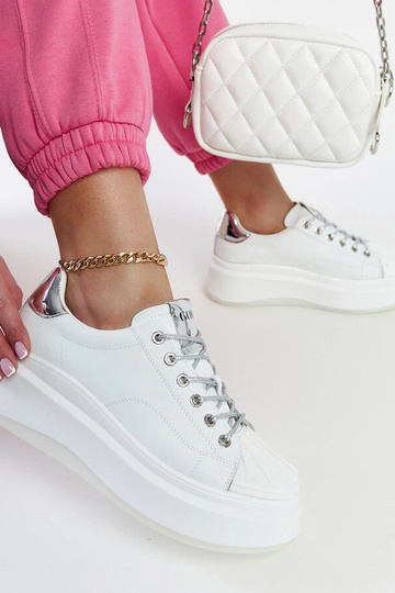 Sneakers bianche con...