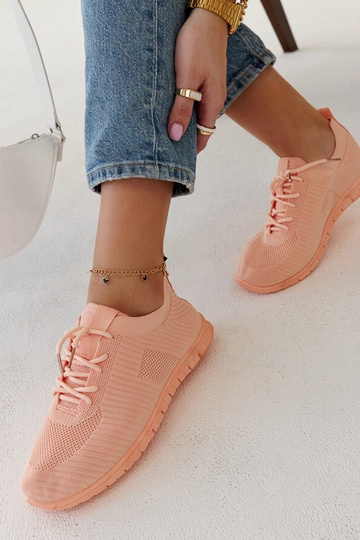 Sneakers in tessuto rosa...