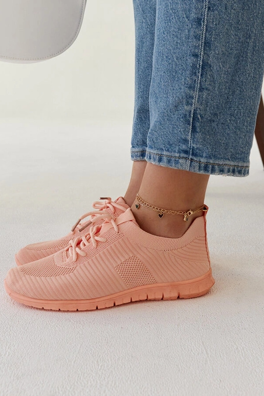 Sneakers in tessuto rosa Erminio