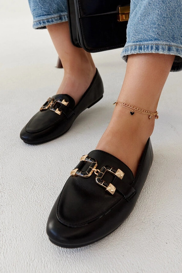 Mocassini con fibbia...