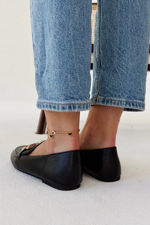 Mocassini con fibbia Comerio neri