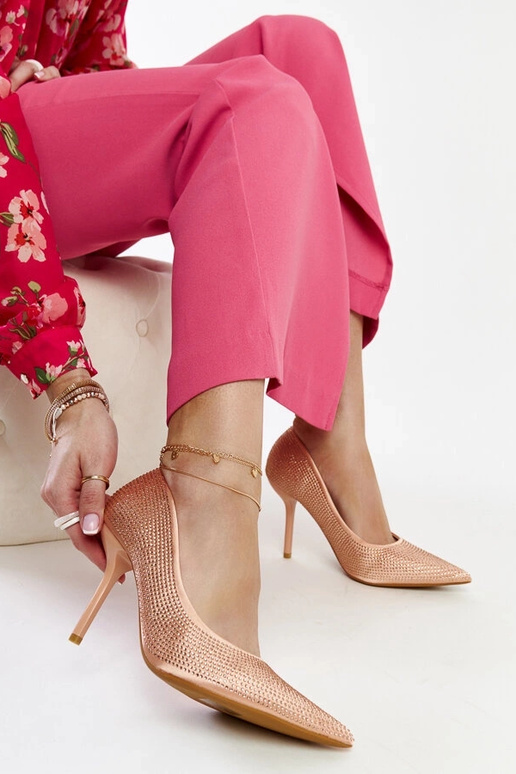 Scarpe col tacco alto Liena rosa chiaro