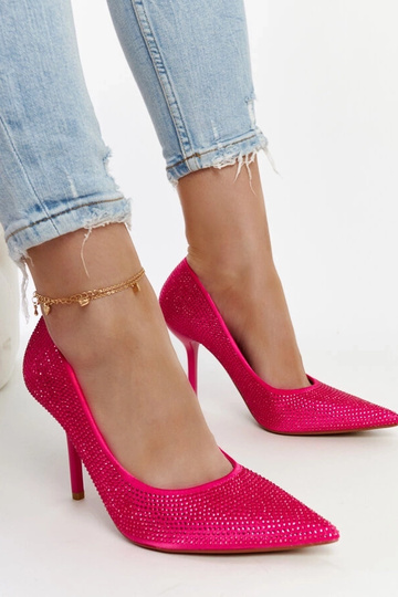Scarpe col tacco alto Liena rosa scuro 2