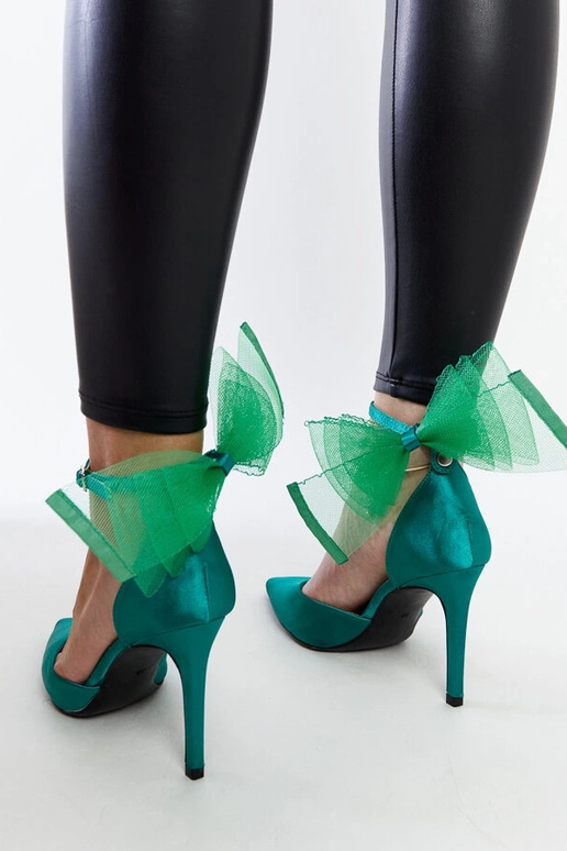 Tacco a fiocco Ilaysa verde