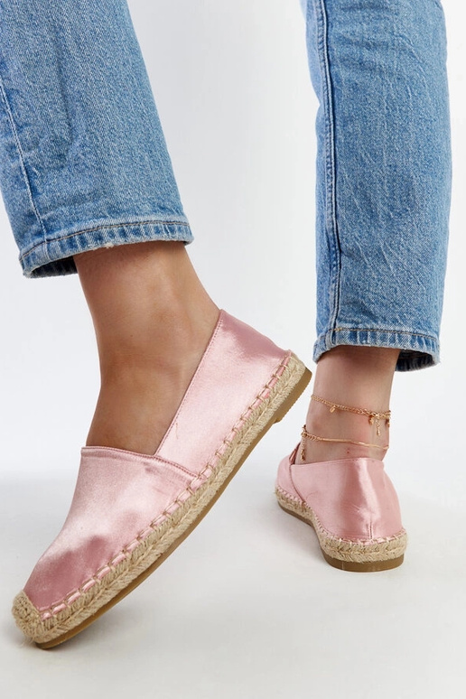 Espadrillas con plateau glitter rosa... Espadrillas con plateau glitter rosa...