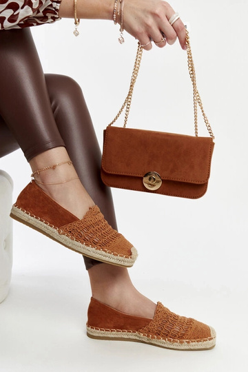 Espadrillas traforate marroni di Gordana