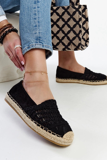 Espadrillas nere traforate di Gordana