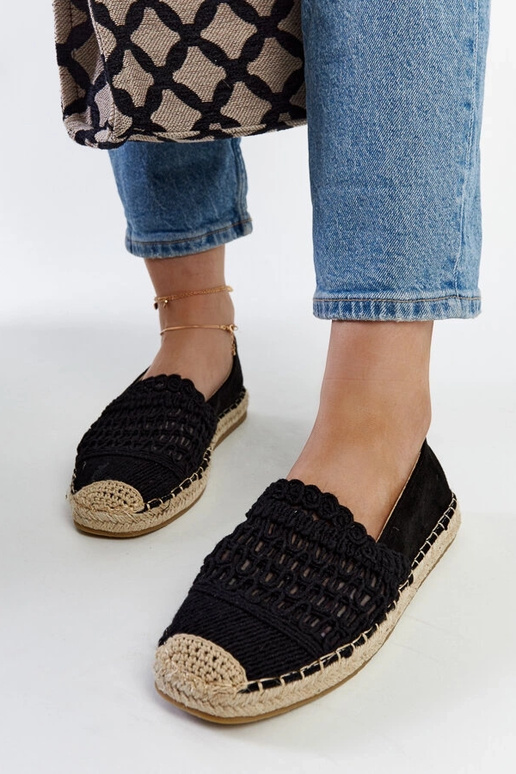 Espadrillas nere traforate di Gordana Espadrillas nere traforate di Gordana