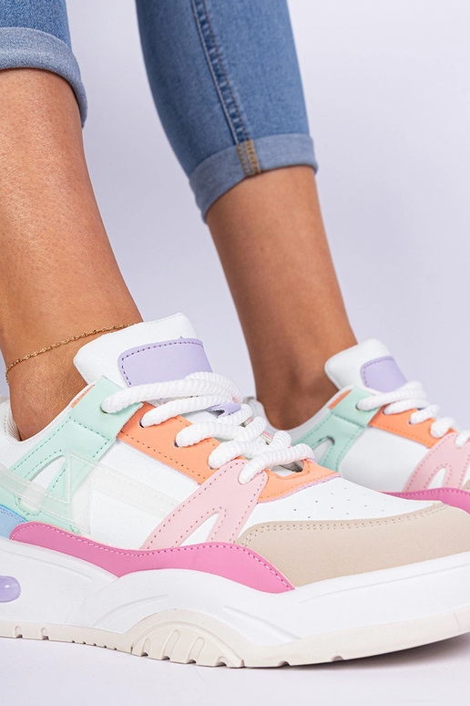 Sneakers con plateau Nivi multicolore