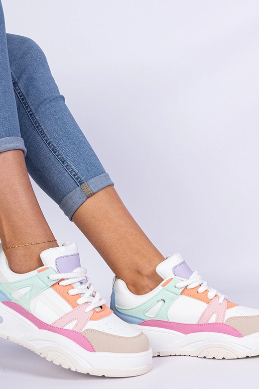 Sneakers con plateau Nivi multicolore