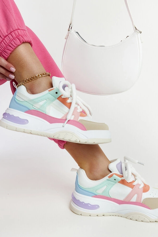 Sneakers con plateau Nivi multicolore