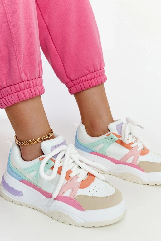 Sneakers con plateau Nivi multicolore