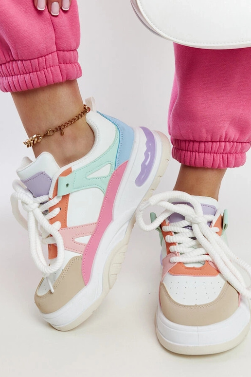 Sneakers con plateau Nivi multicolore