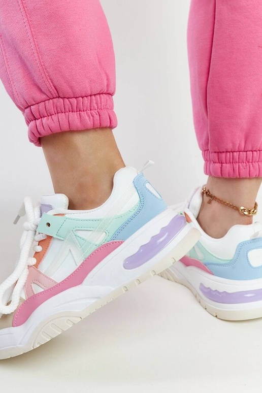 Sneakers con plateau Nivi multicolore