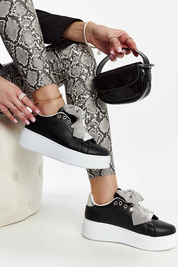 Sneakers nere con plateau alto Rensje 2