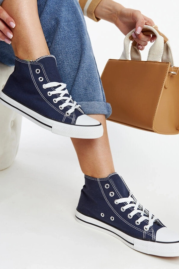 Sneakers alte blu navy Eliska 2
