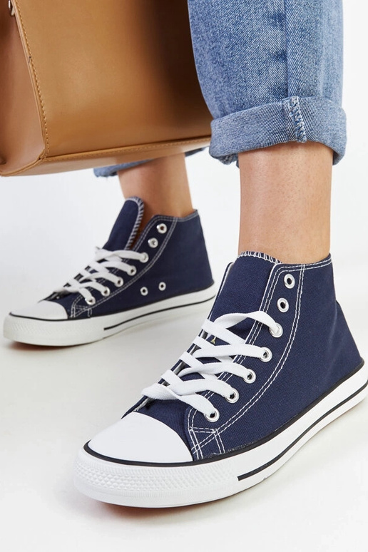 Sneakers alte blu navy Eliska