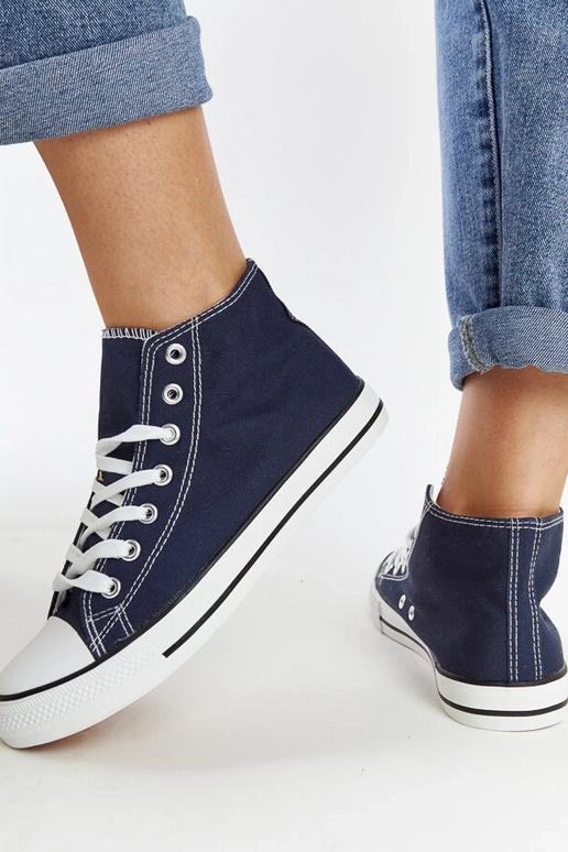 Sneakers alte blu navy Eliska