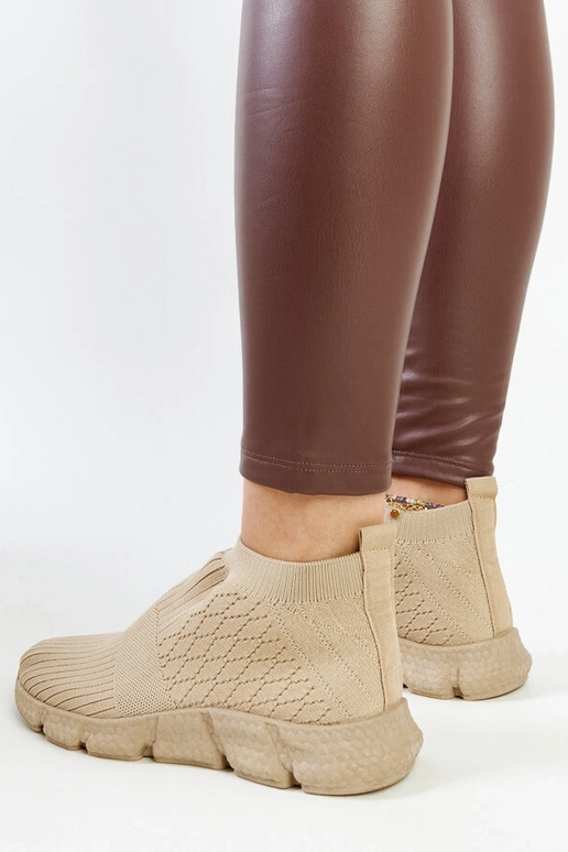 Sneakers sportive leggere beige Vaclava