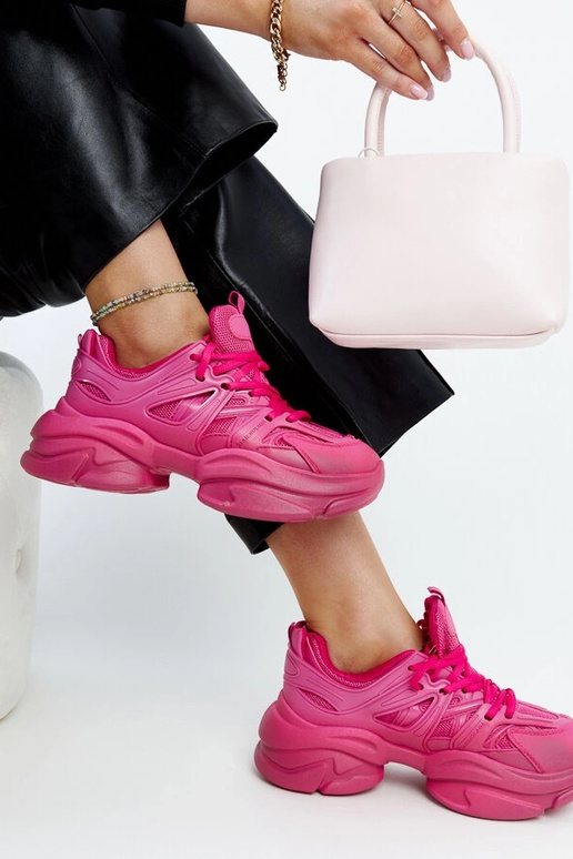 Sneakers sportive rosa scuro Feaven