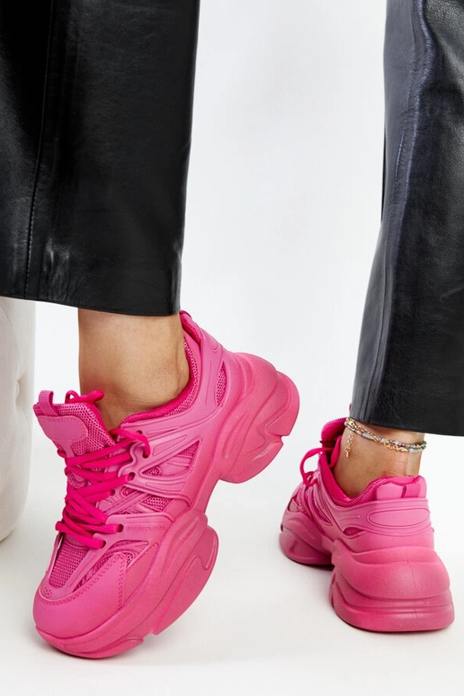 Sneakers sportive rosa scuro Feaven