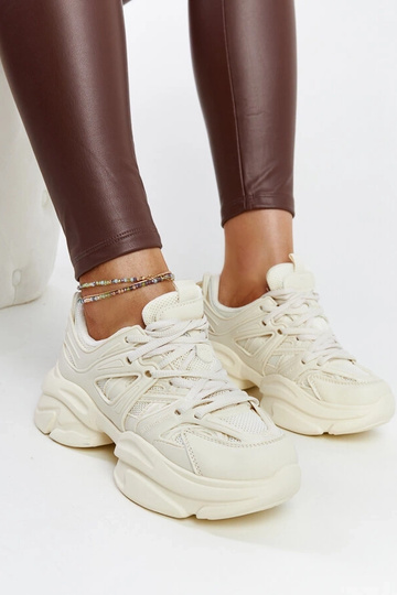 Sneakers sportive beige chiare Feaven 2