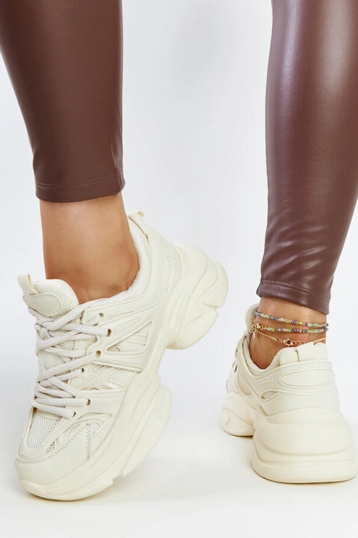 Sneakers sportive beige chiare Feaven