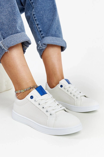 Sneakers in ecopelle bianca... 2