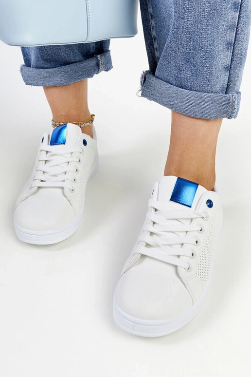 Sneakers in ecopelle bianca Semret