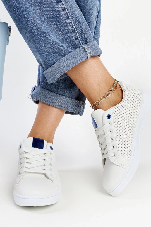 Sneakers in ecopelle bianca Semret