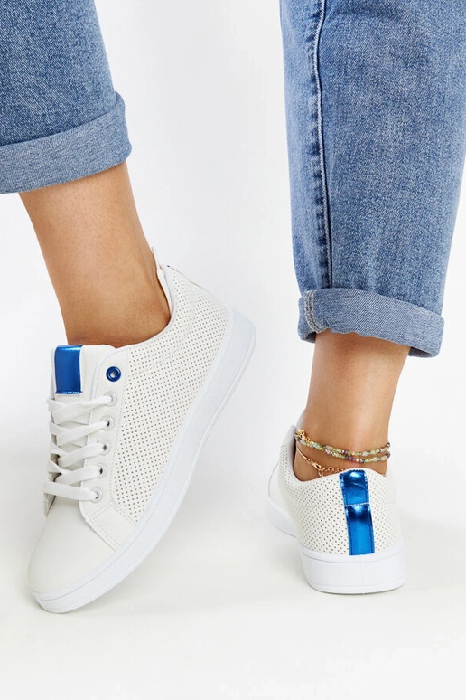 Sneakers in ecopelle bianca Semret