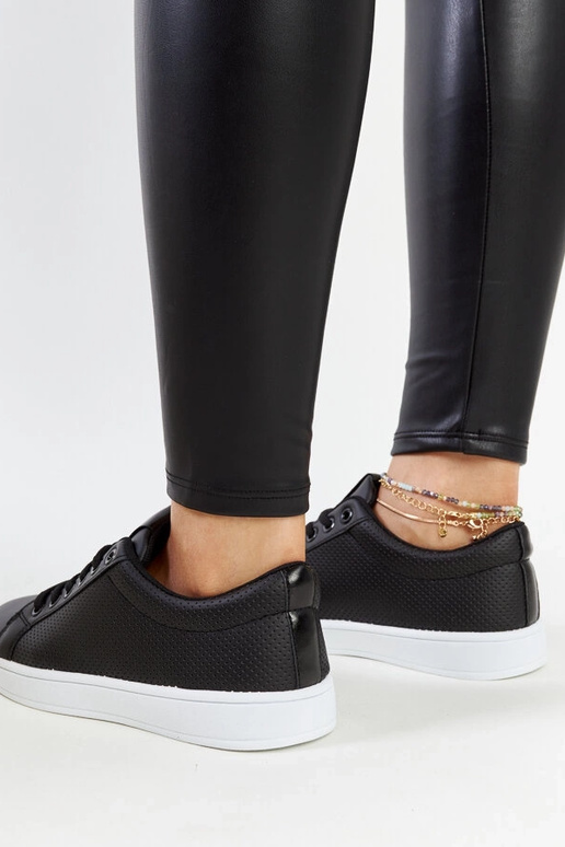 Sneakers in ecopelle nera Semret