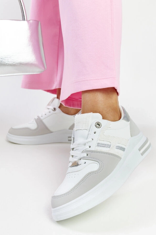 Sneakers con plateau Negisti bianche...