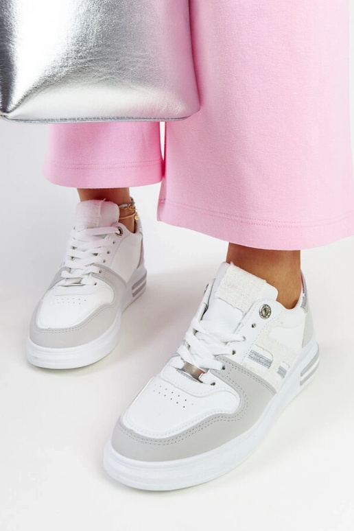 Sneakers con plateau Negisti bianche...