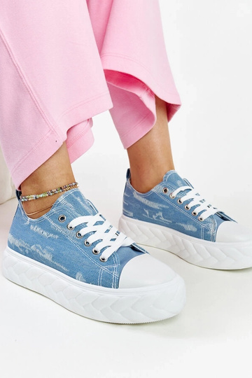 Sneakers alte blu Almaz