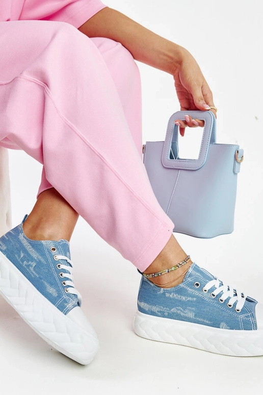 Sneakers alte blu Almaz