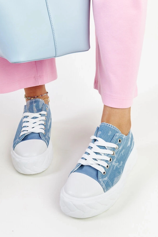 Sneakers alte blu Almaz