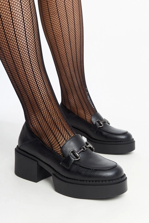 Scarpe con tacco alto in ecopelle...