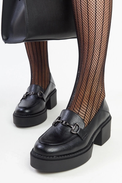 Scarpe con tacco alto in ecopelle...