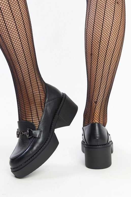 Scarpe con tacco alto in ecopelle...