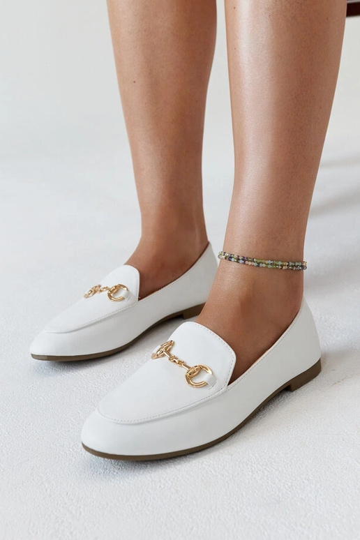 Mocassini con fibbia Erminia bianchi