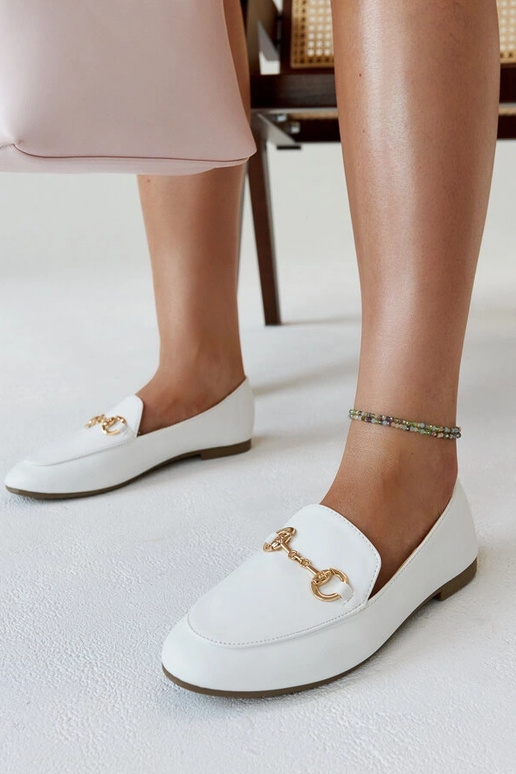 Mocassini con fibbia Erminia bianchi